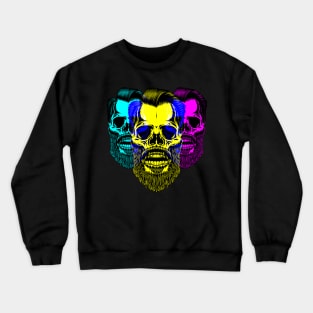 Tri-Portrait Skull - DS3 Crewneck Sweatshirt